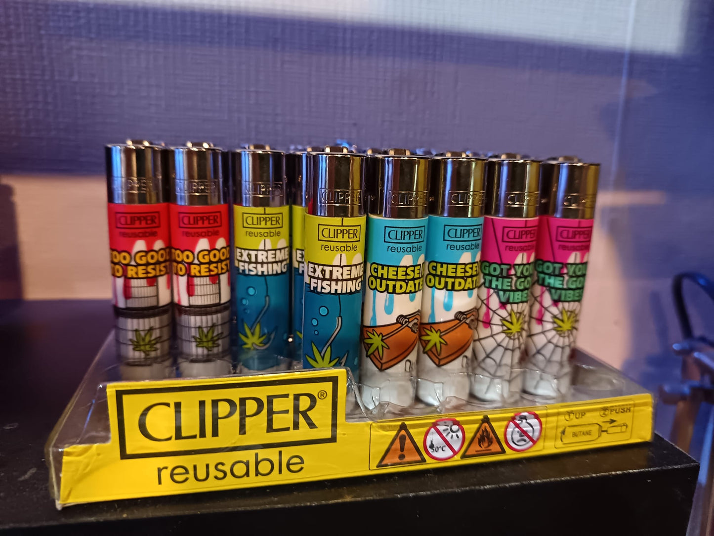 MECHERO CLIPPER REUTILIZABLE