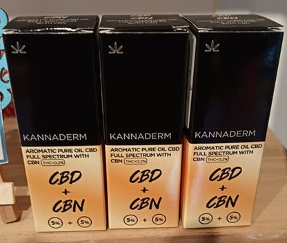 ACEITE AROMÁTICO CON CANNABIDOL Y CANNABINOL