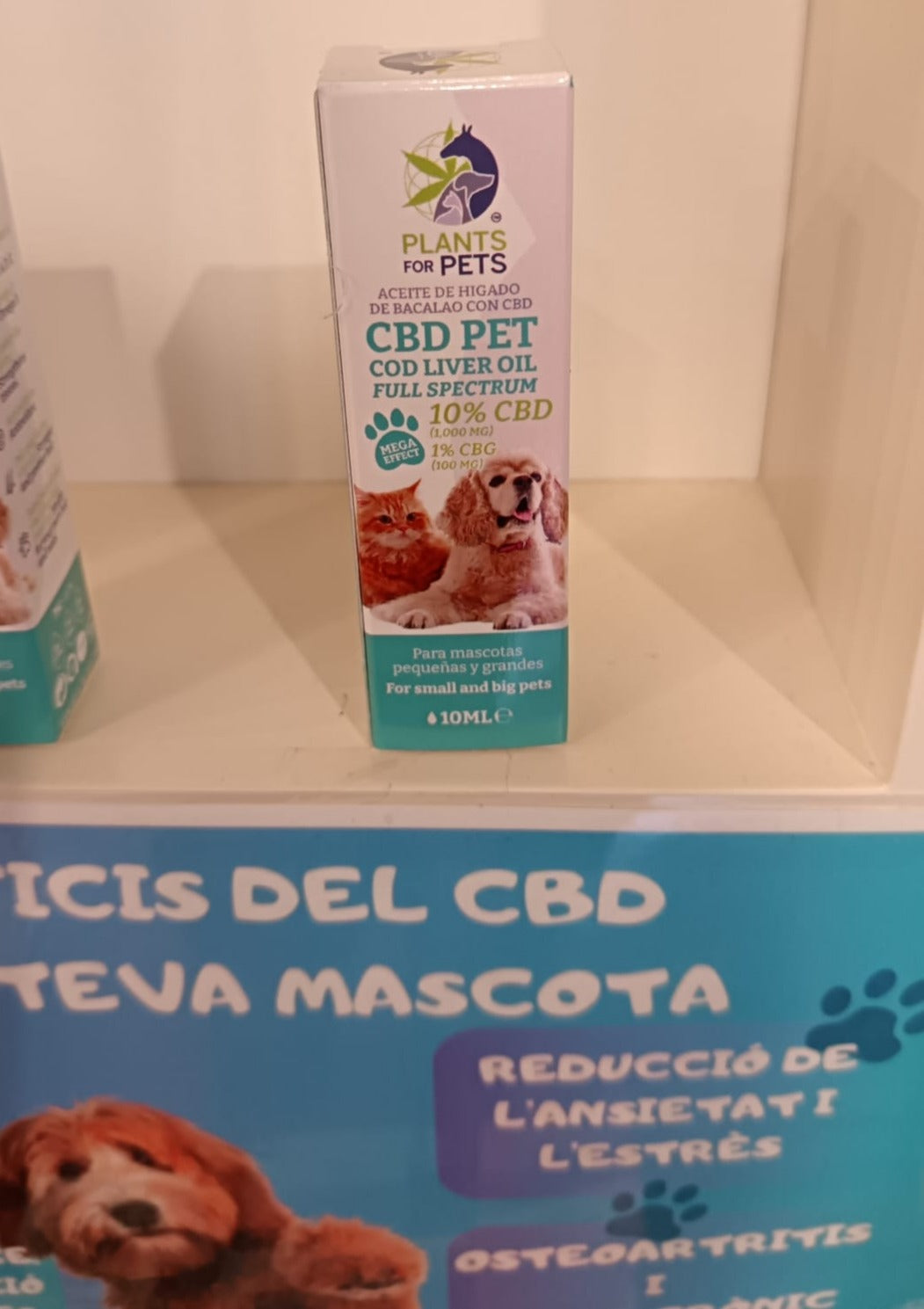 ACEITE 10% CBD + 1% CBG ANIMALES FULL SPECTRUM 10ML