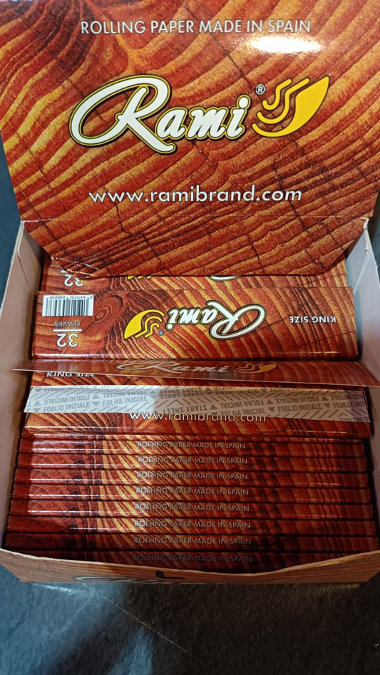 PAPEL DE FUMAR  RAMI KING SIZE BROWN