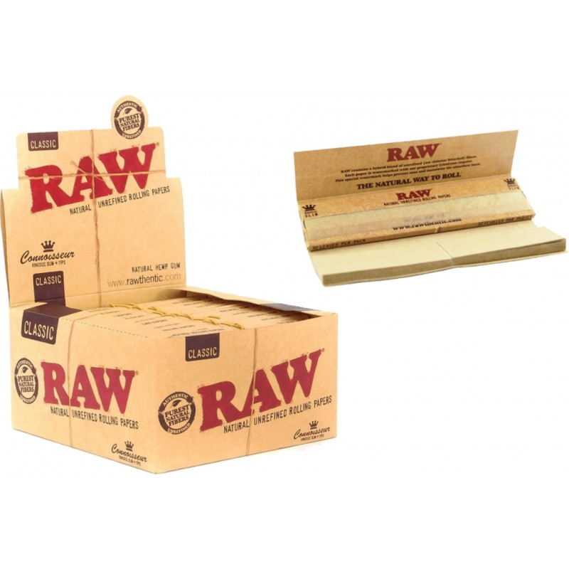 PAPEL y FILTROS DE FUMAR RAW CONNOISSEUR